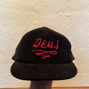 DEUS corduroy snapback!!